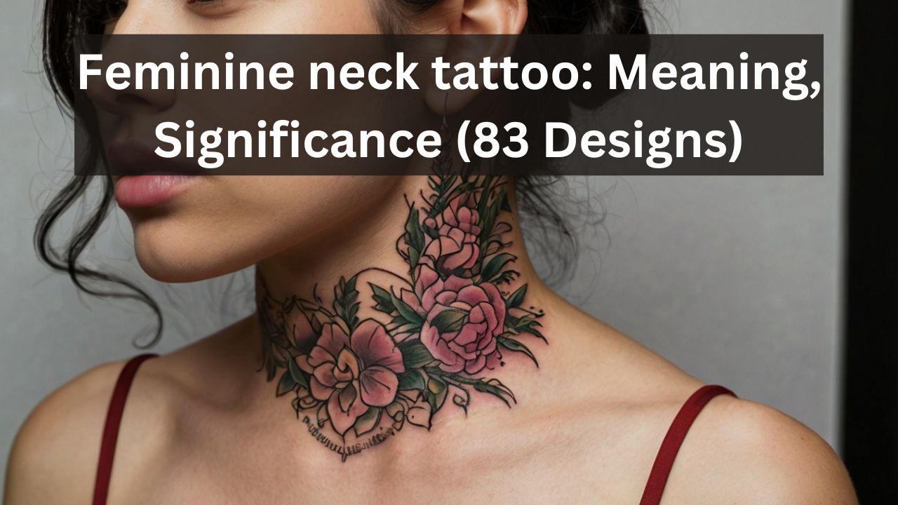 feminine neck Tattoos