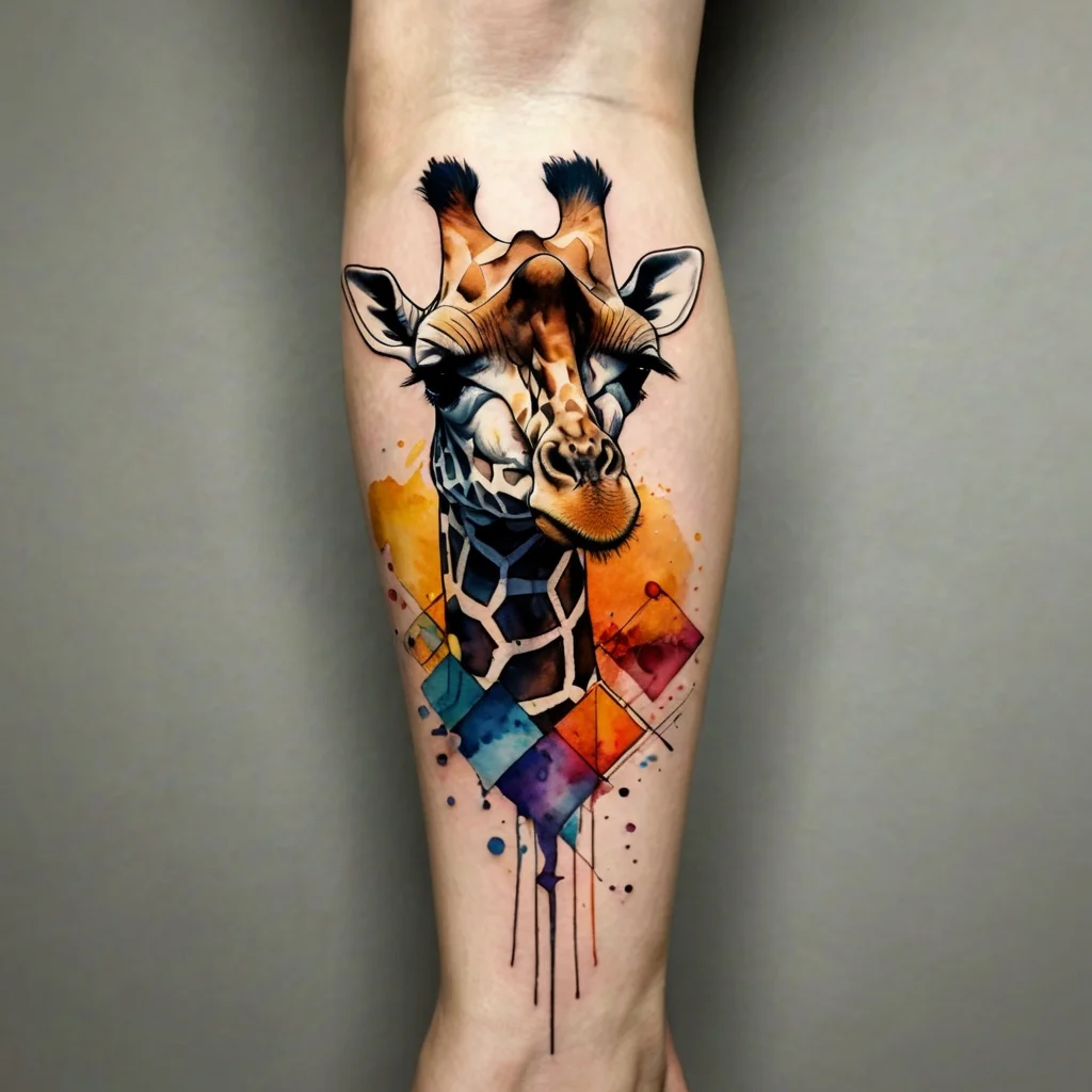 giraffe tattoos (2)