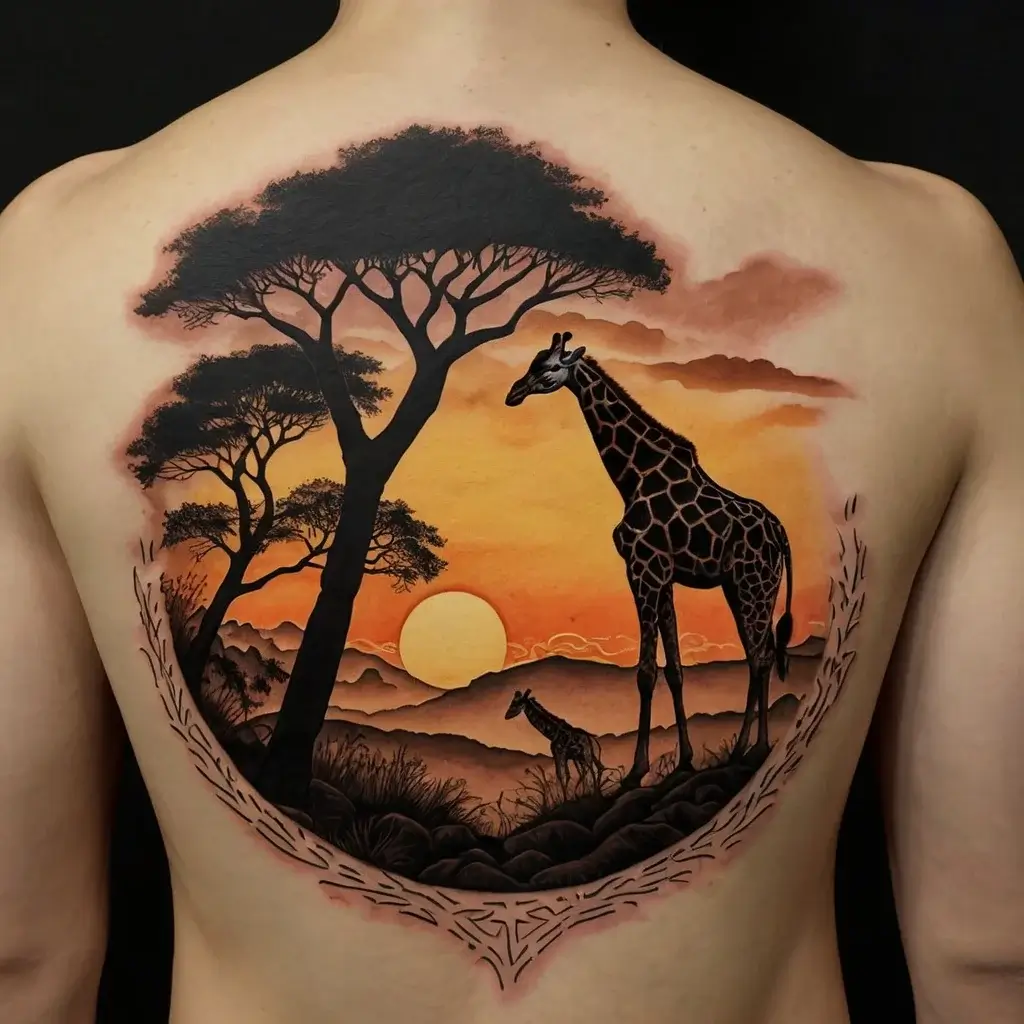 giraffe tattoos (20)