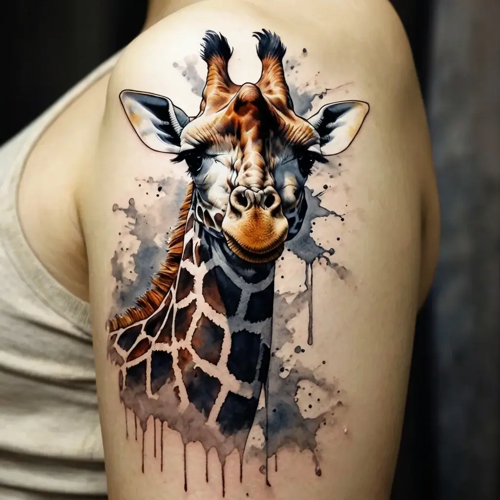 giraffe tattoos (25)