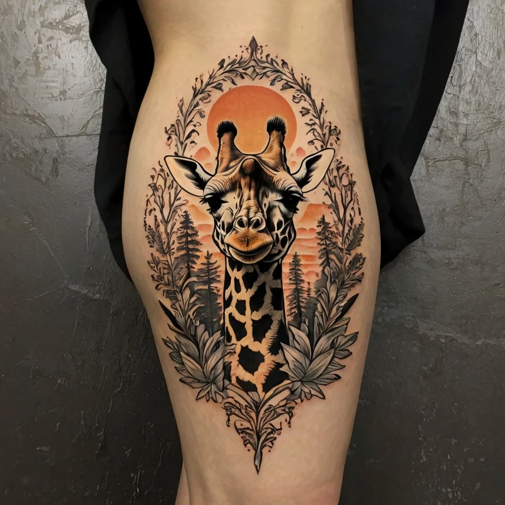 giraffe tattoos (28)