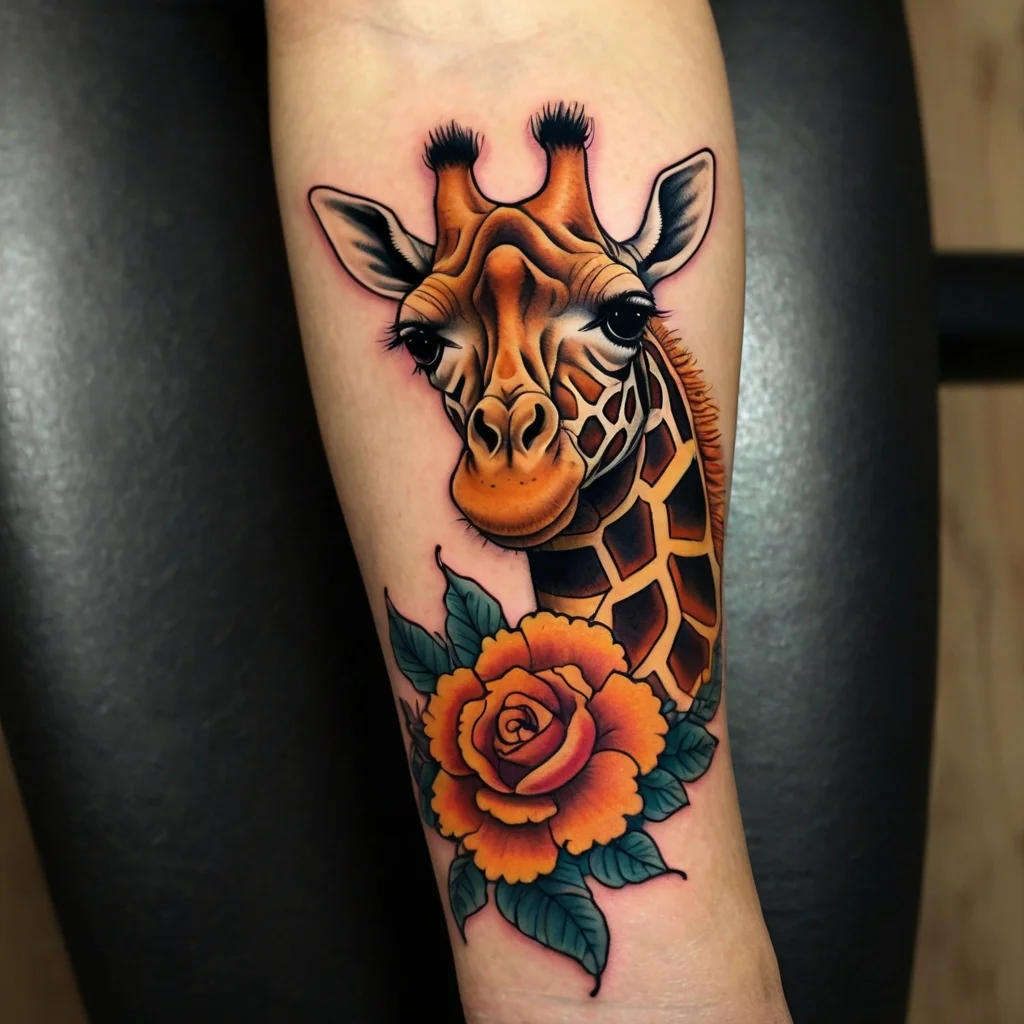 giraffe tattoos (41)