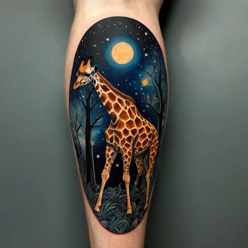 giraffe tattoos (48)