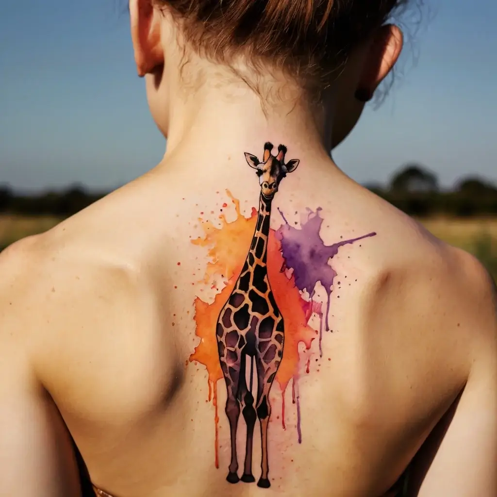 giraffe tattoos (49)