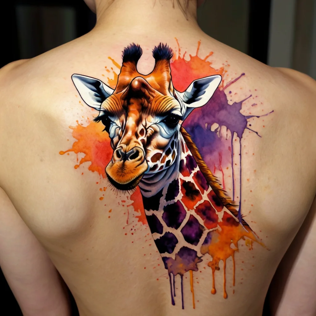 giraffe tattoos (51)