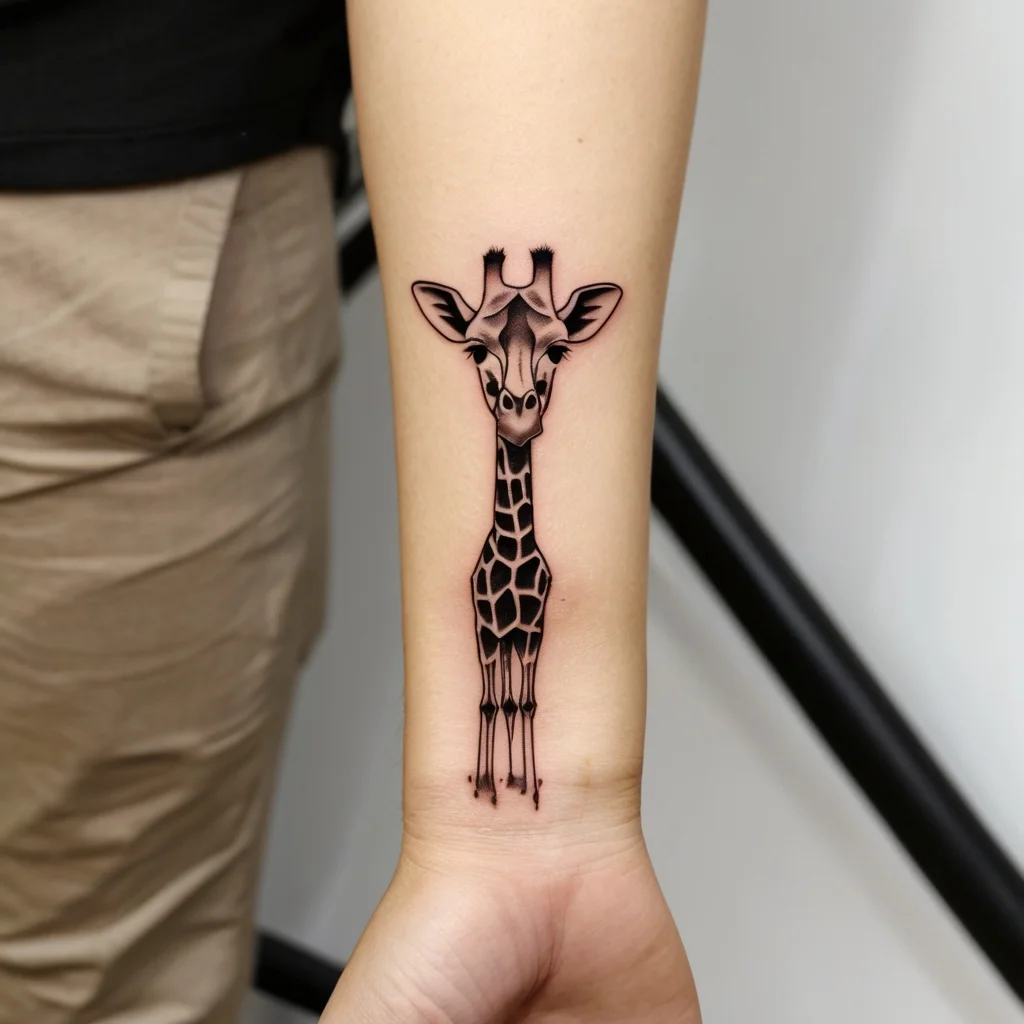 giraffe tattoos (55)