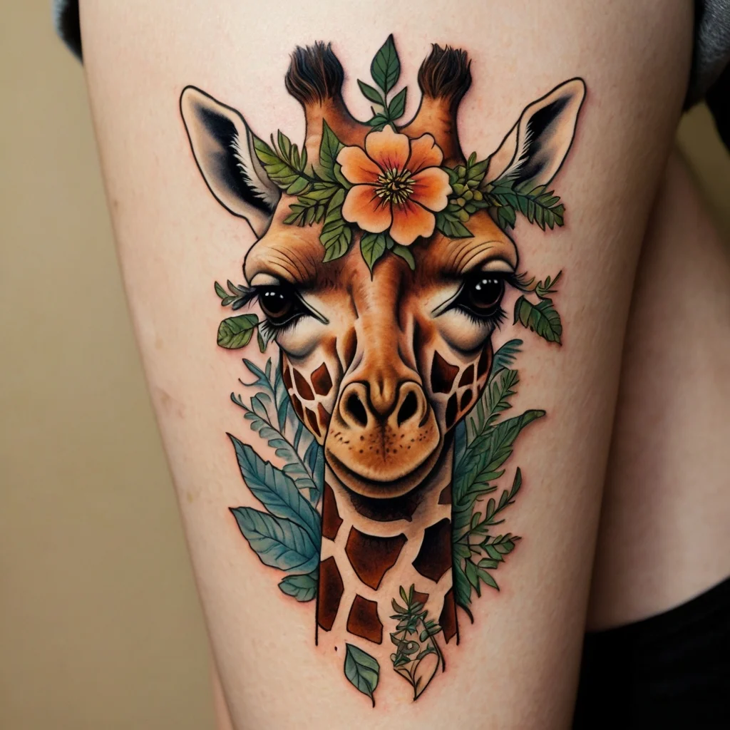 giraffe tattoos (58)