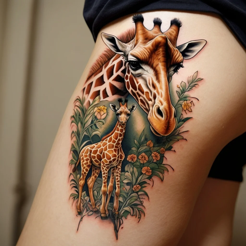 giraffe tattoos (61)