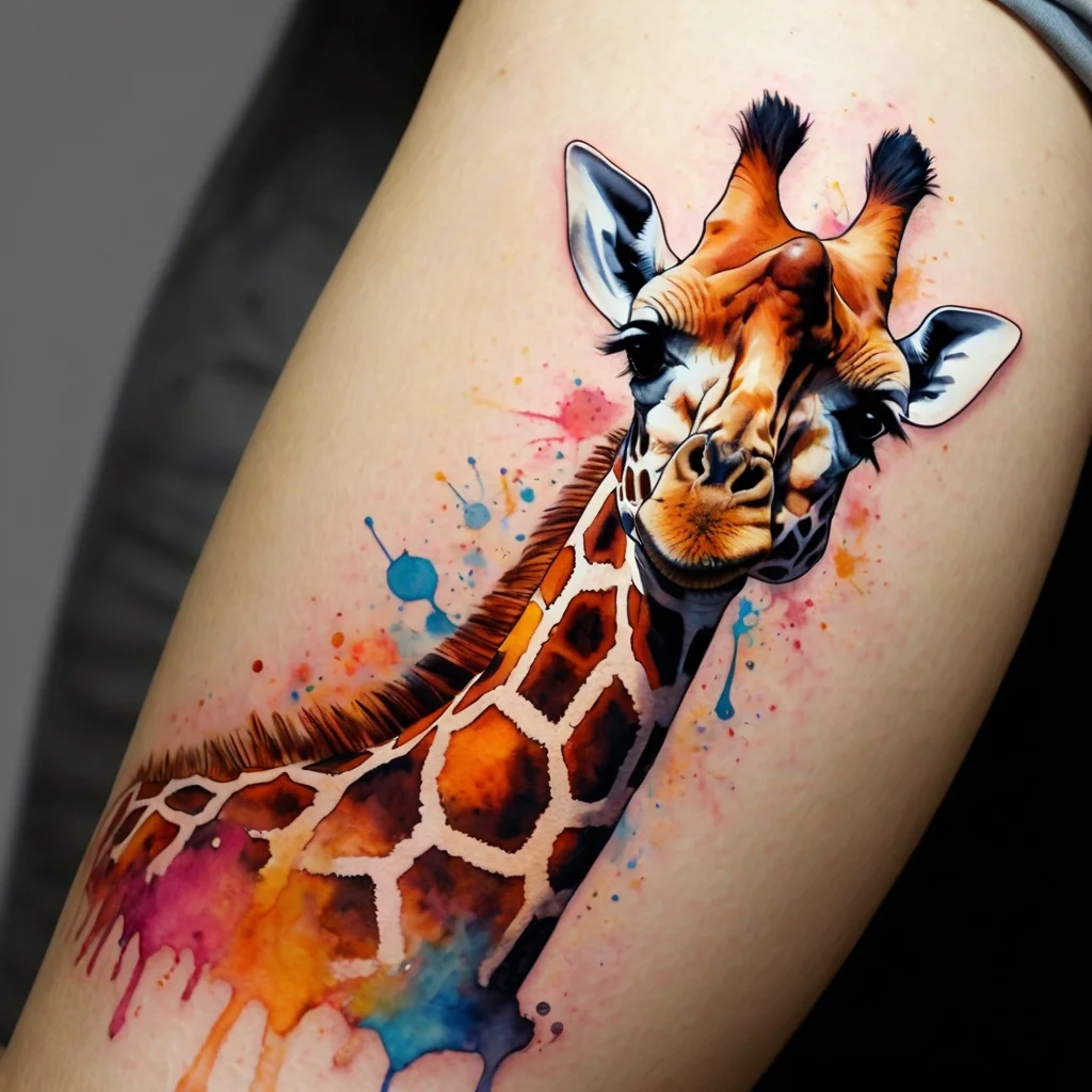 giraffe tattoos (8)