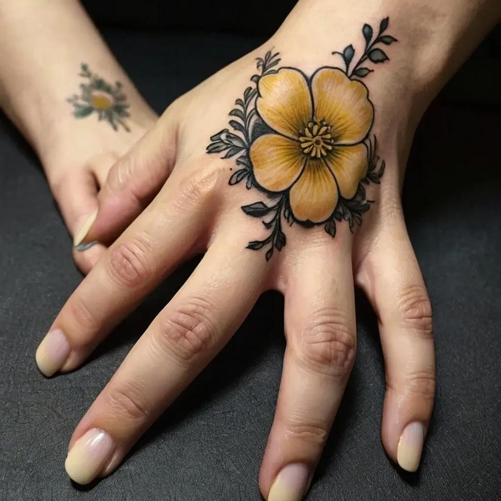 hbtat2-buttercup-flower-tattoos (1)