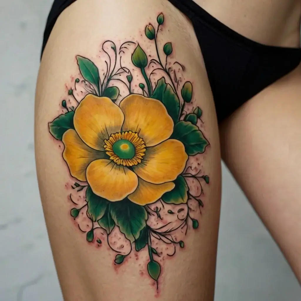 hbtat2-buttercup-flower-tattoos (10)