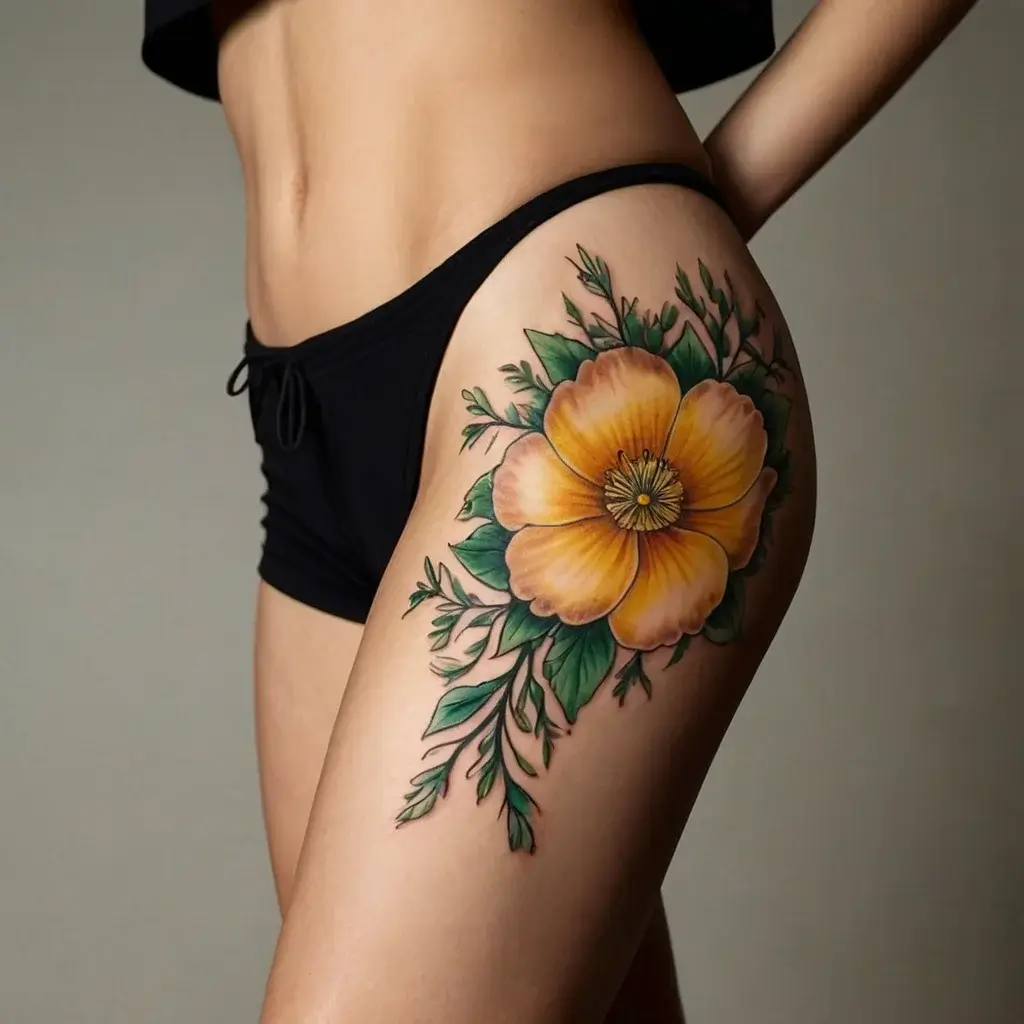 hbtat2-buttercup-flower-tattoos (68)