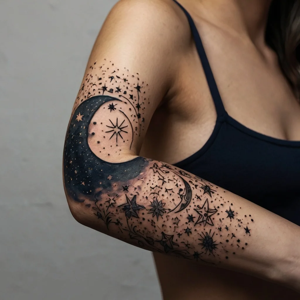 hbtat2-feminine-moon-and-stars-tattoo (49)