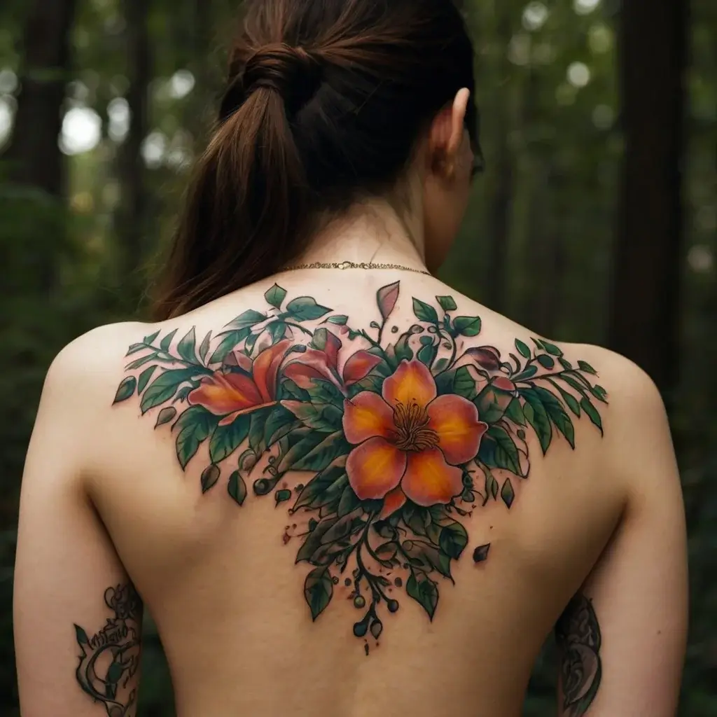 honeysuckle Tattoo (33)