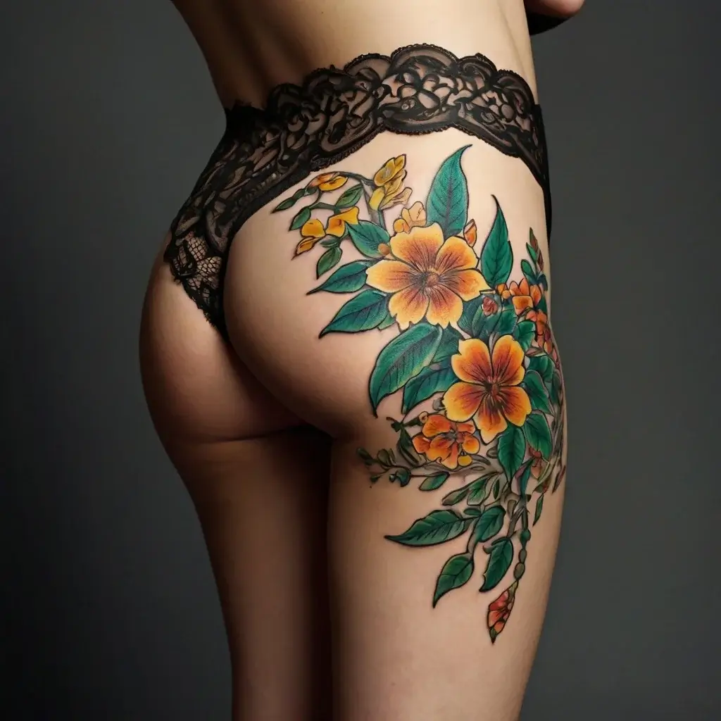 honeysuckle Tattoo (54)