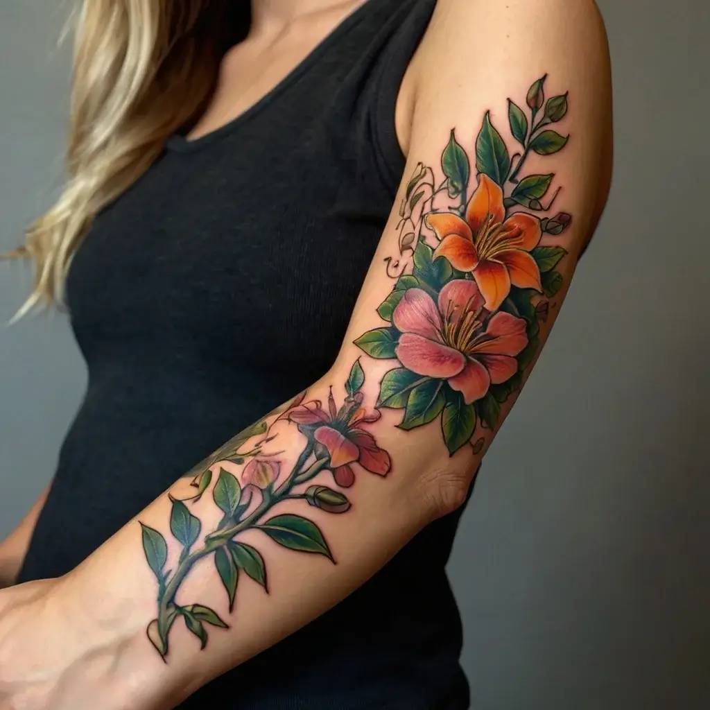 honeysuckle Tattoo (90)