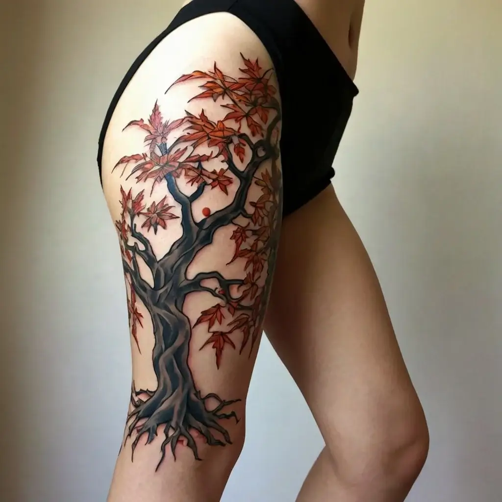 japanese maple tattoo (23)