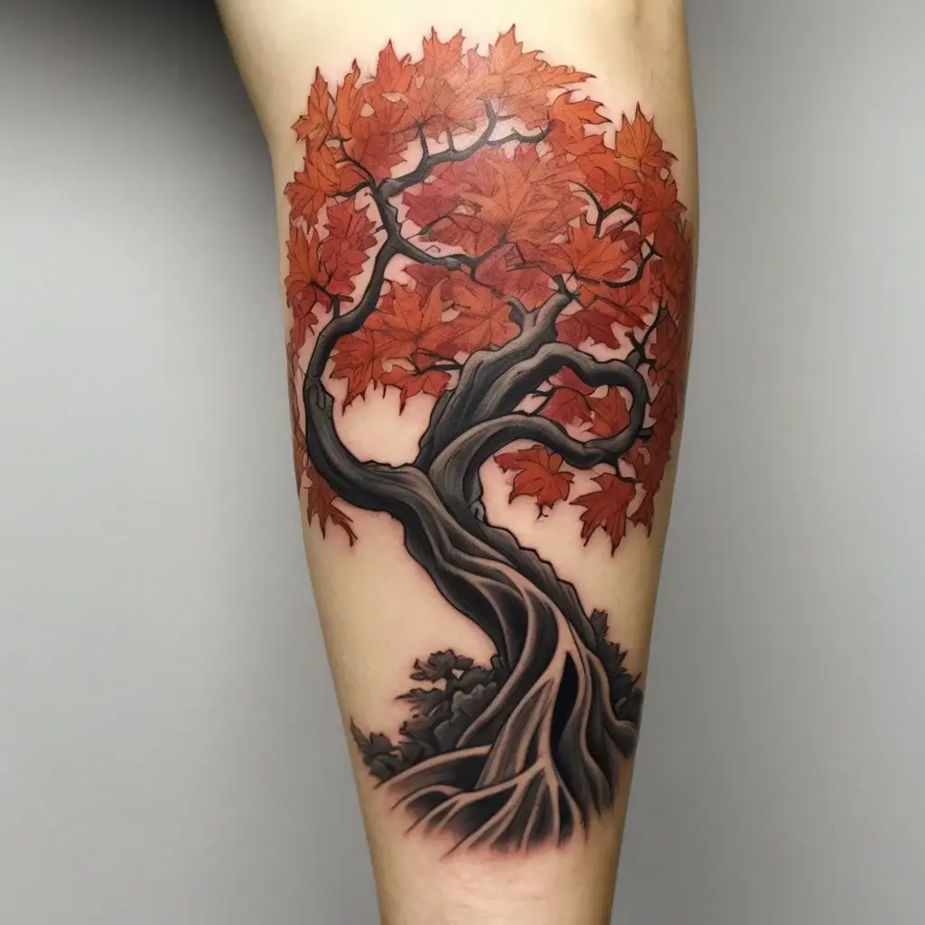 japanese maple tattoo (32)