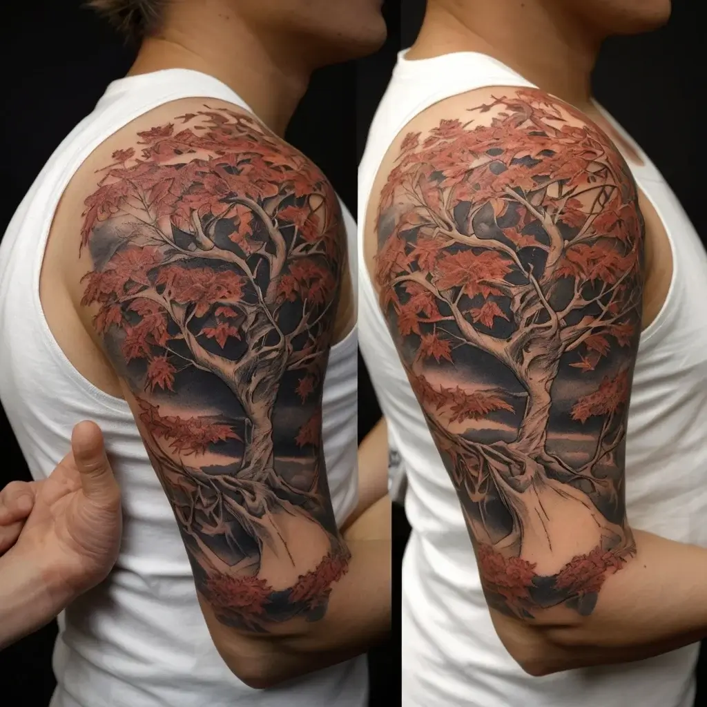 japanese maple tattoo (33)