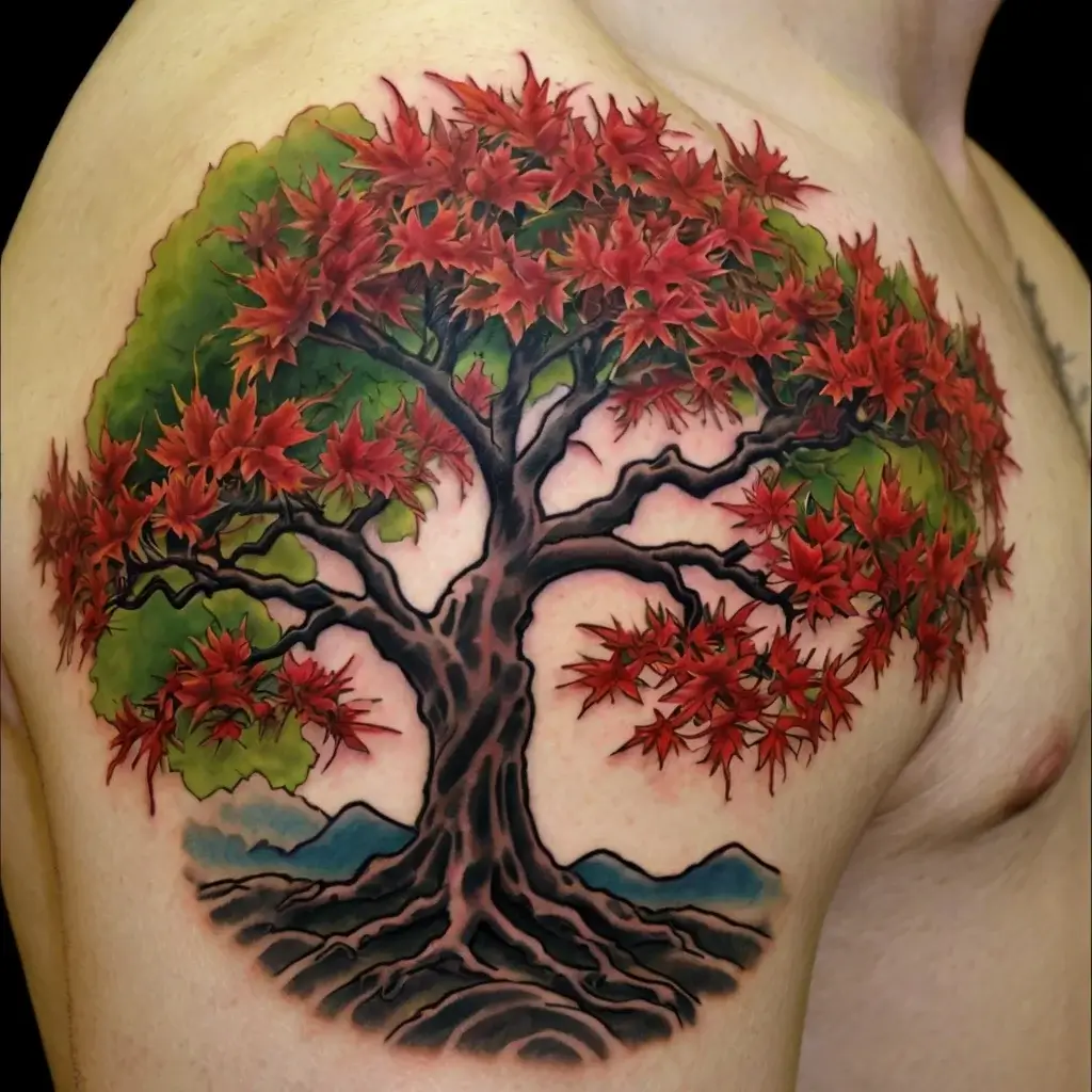 japanese maple tattoo (47)