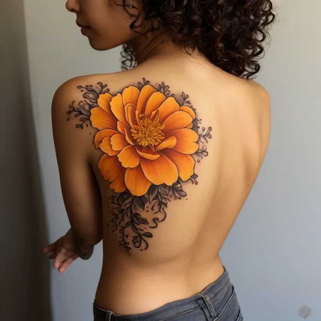 marigold Tattoo (10)