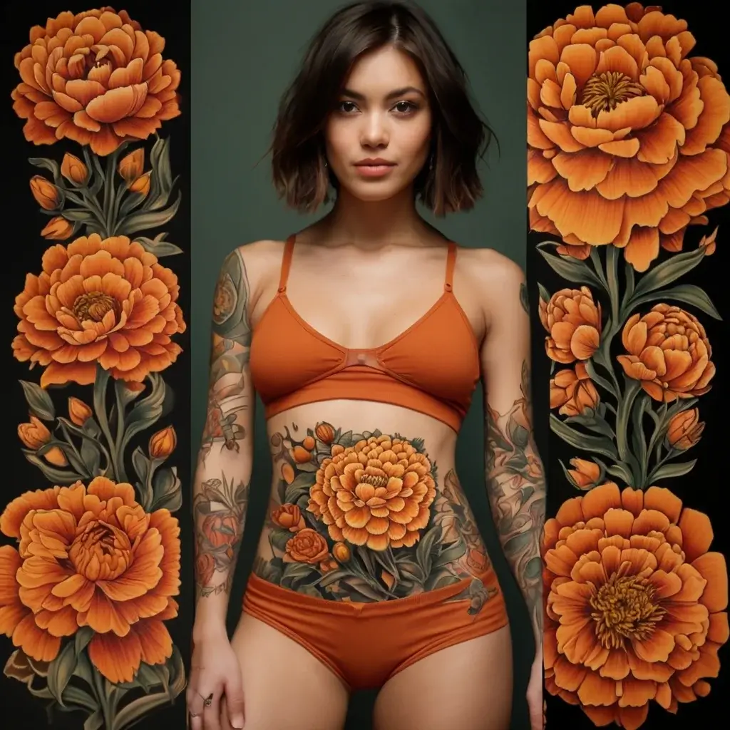 marigold Tattoo (100)