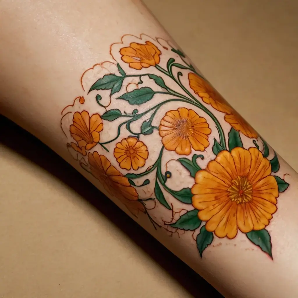 marigold Tattoo (20)