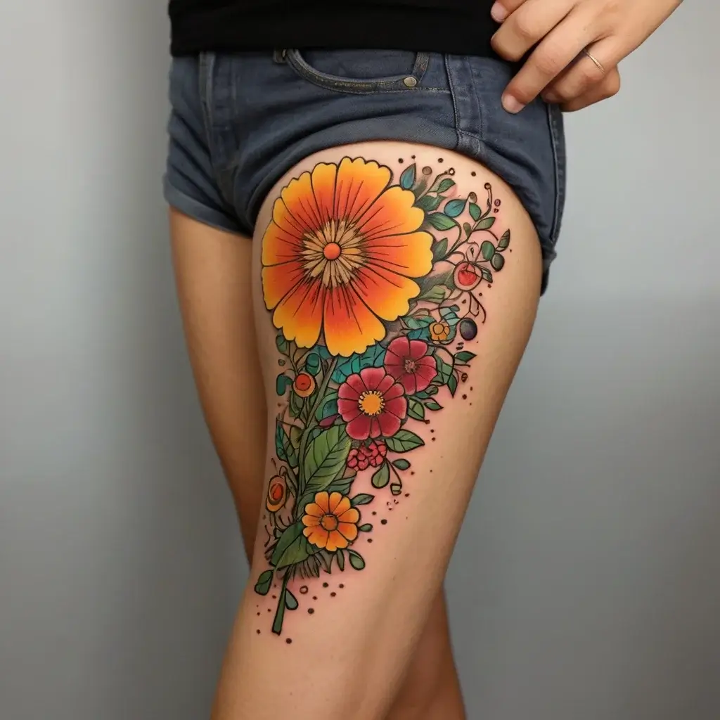 marigold Tattoo (50)