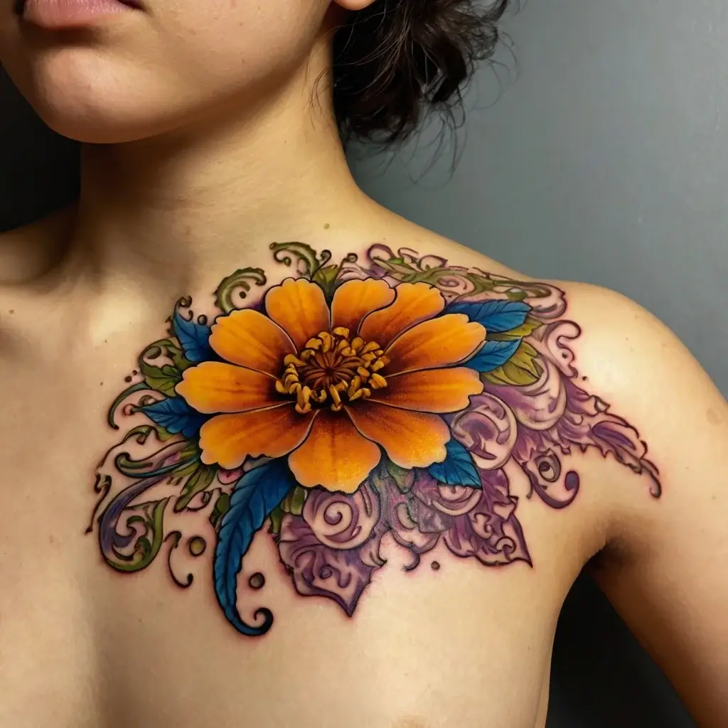 marigold Tattoo (7)