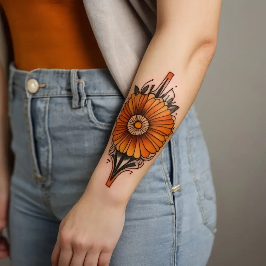 marigold Tattoo (72)