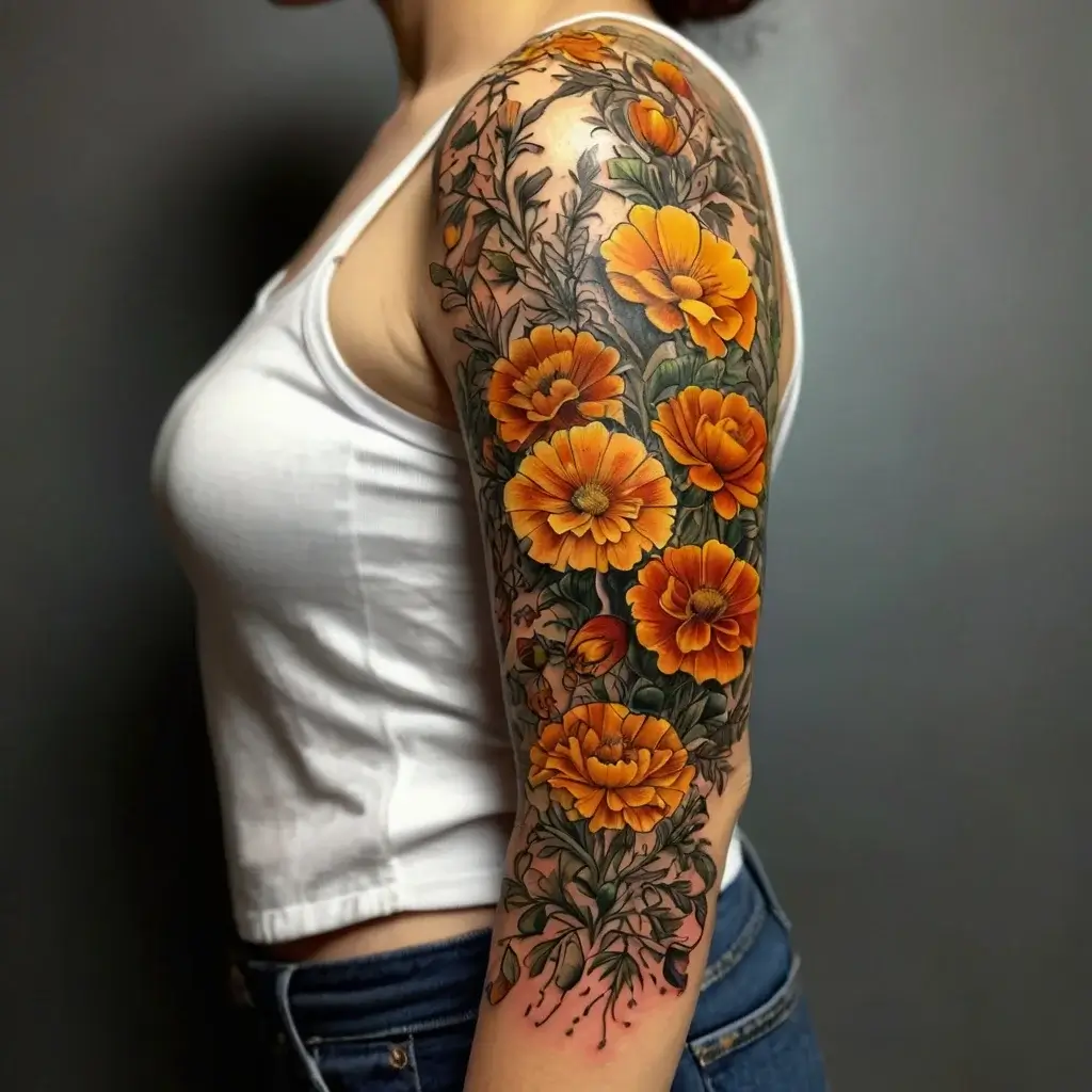 marigold Tattoo (76)