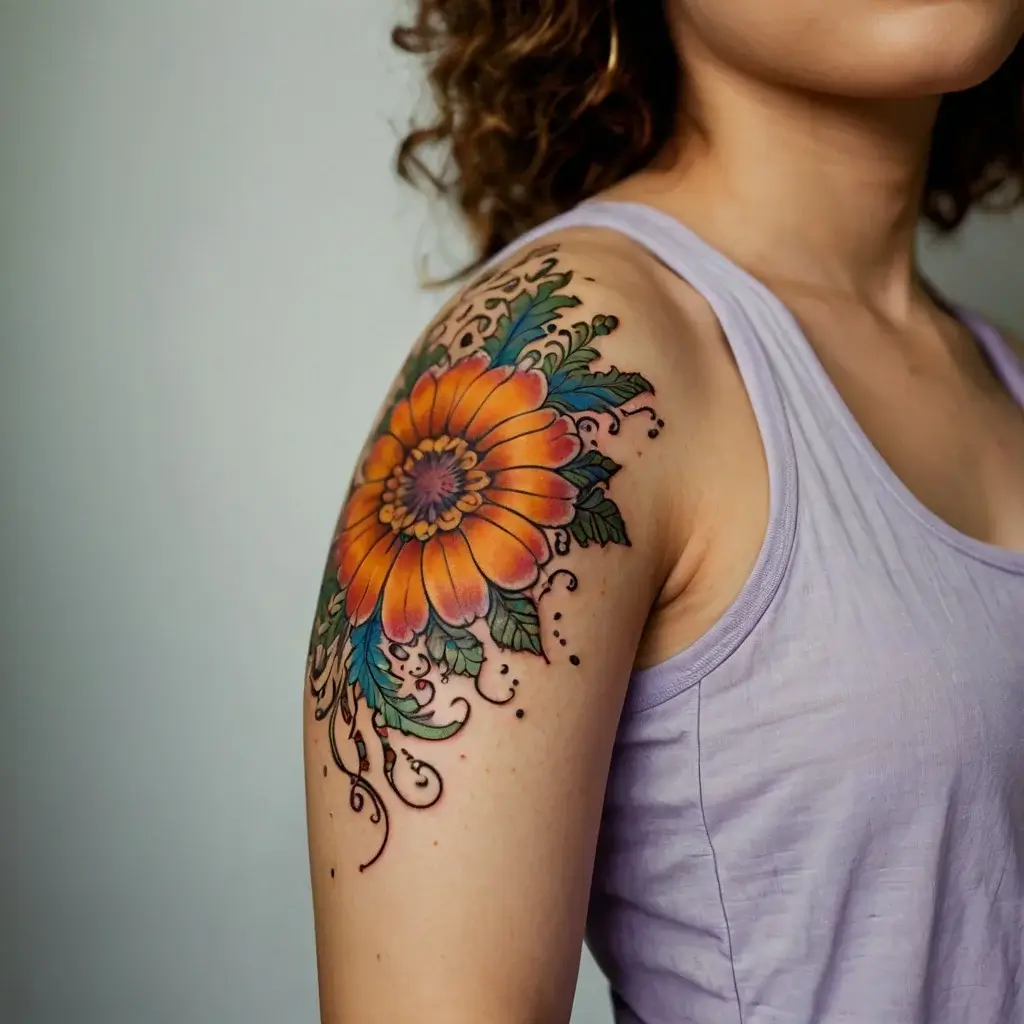 marigold Tattoo (8)