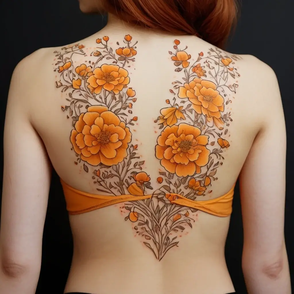 marigold Tattoo (98)