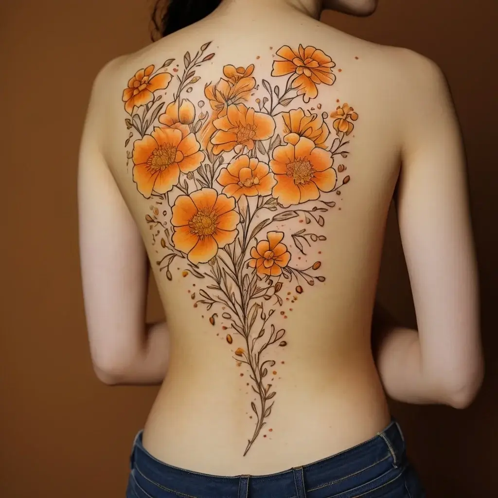 marigold Tattoo (99)