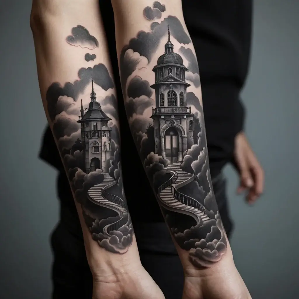 mc escher tattoo (3)