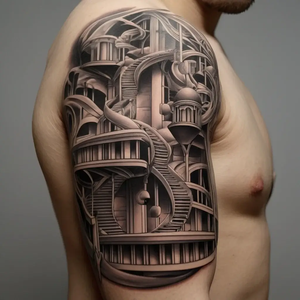 mc escher tattoo (6)