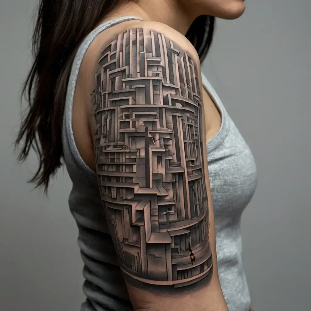 mc escher tattoo (77)