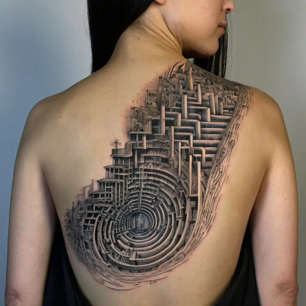 mc escher tattoo (78)