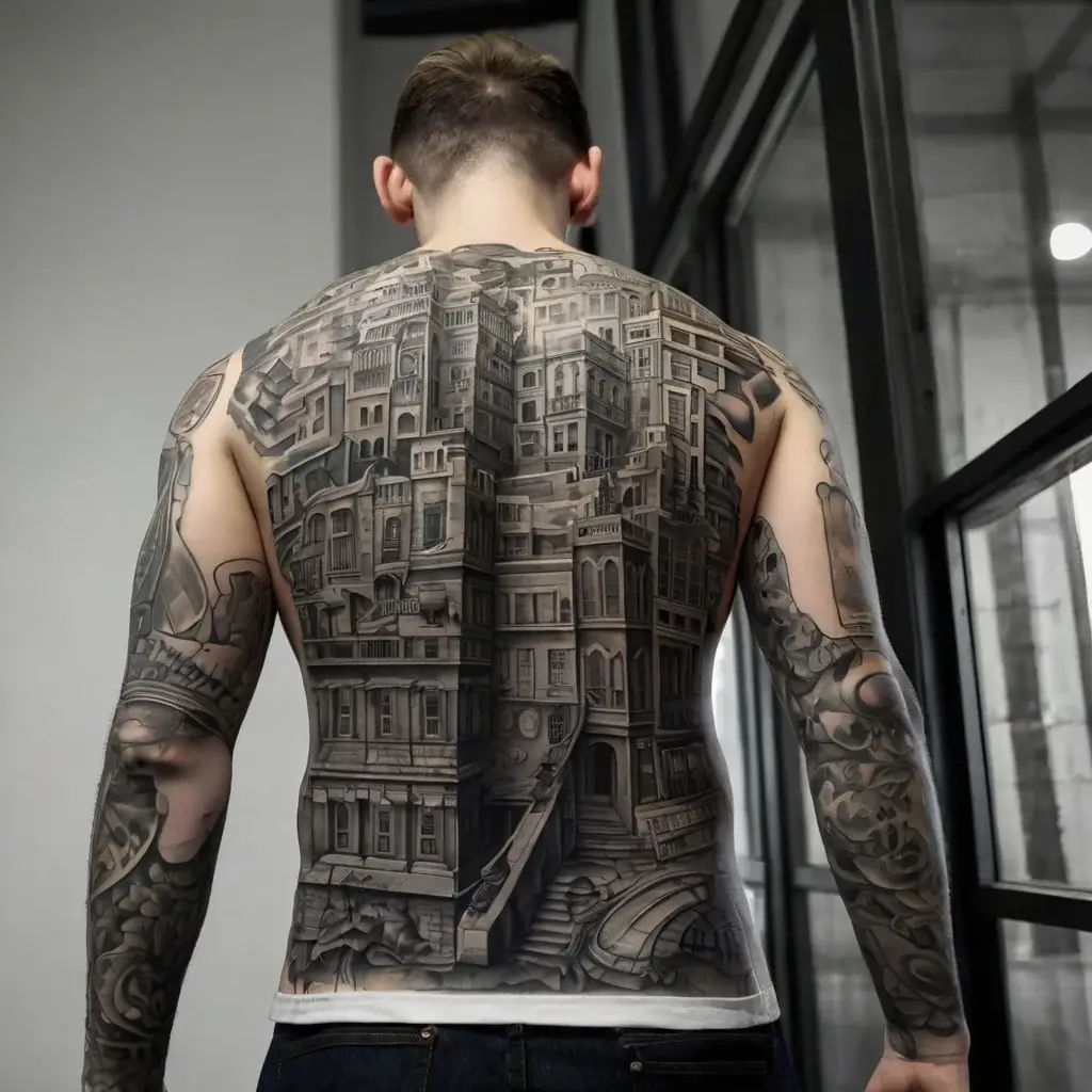 mc escher tattoo (82)