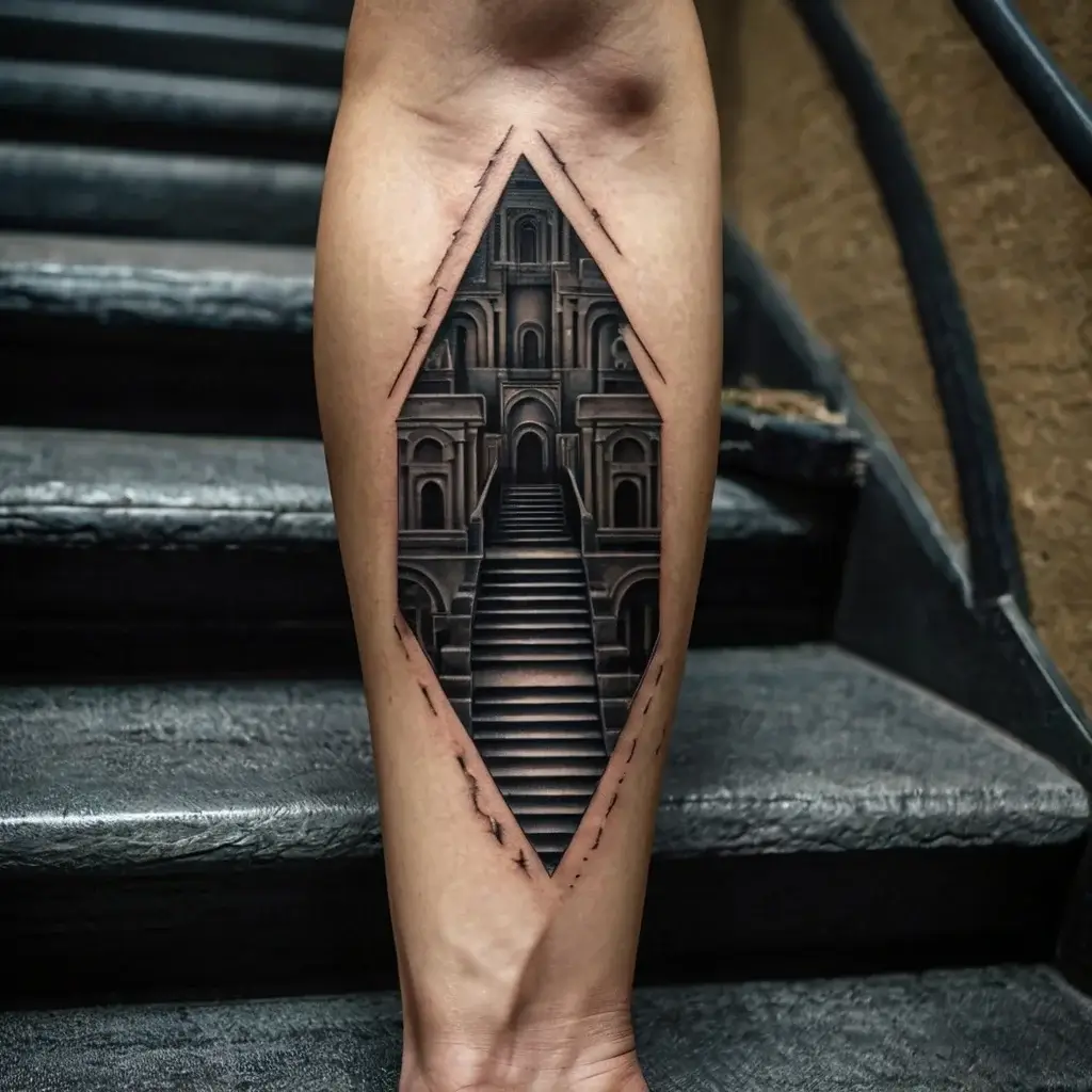 mc escher tattoo (99)