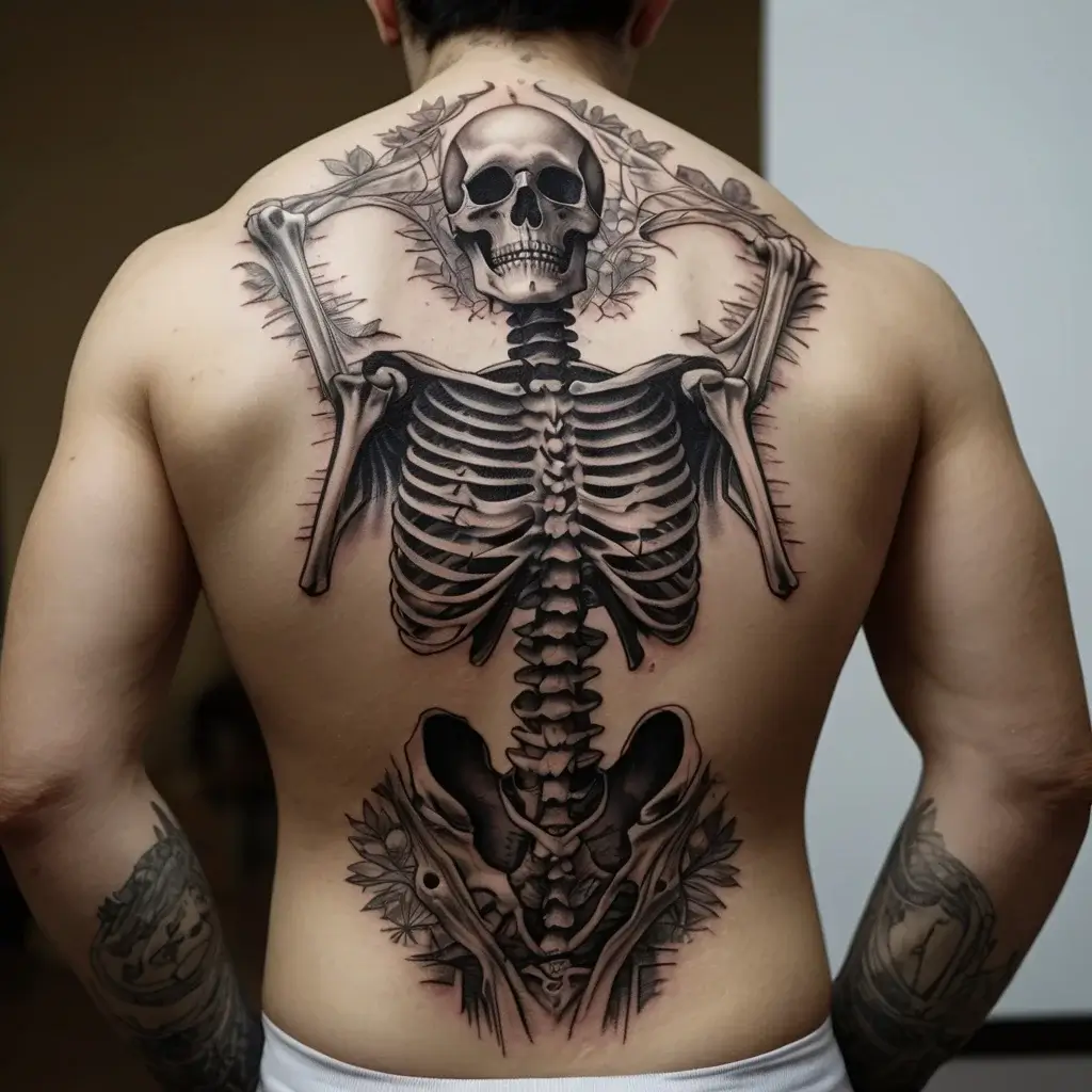 praying skeleton tattoo (11)