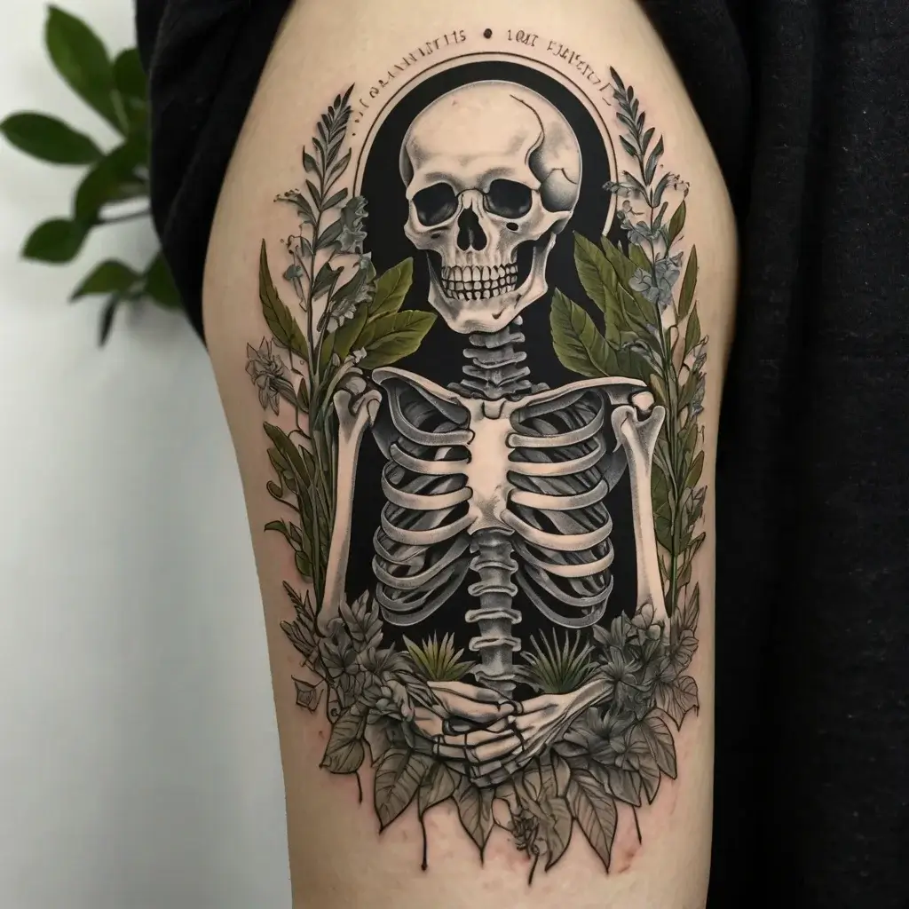 praying skeleton tattoo (25)