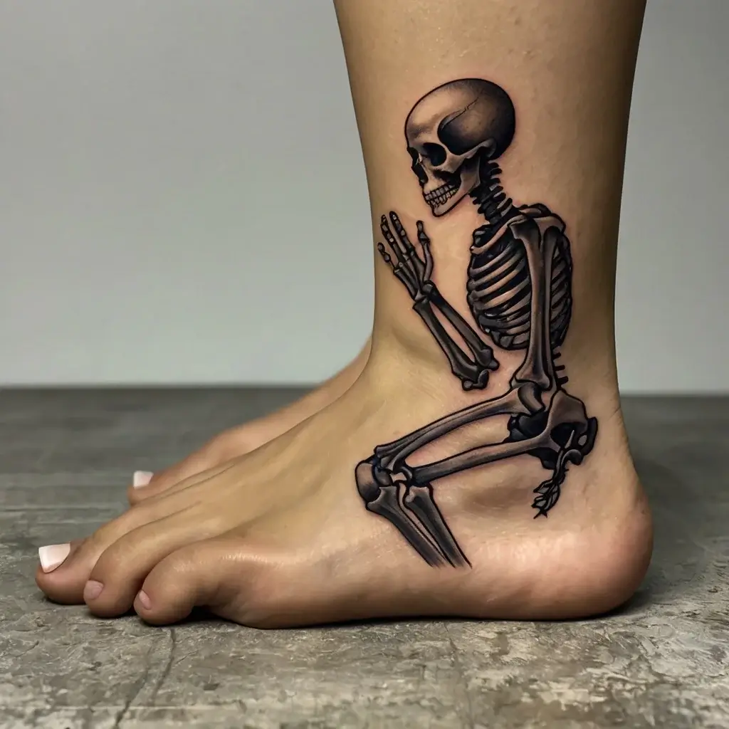 praying skeleton tattoo (27)