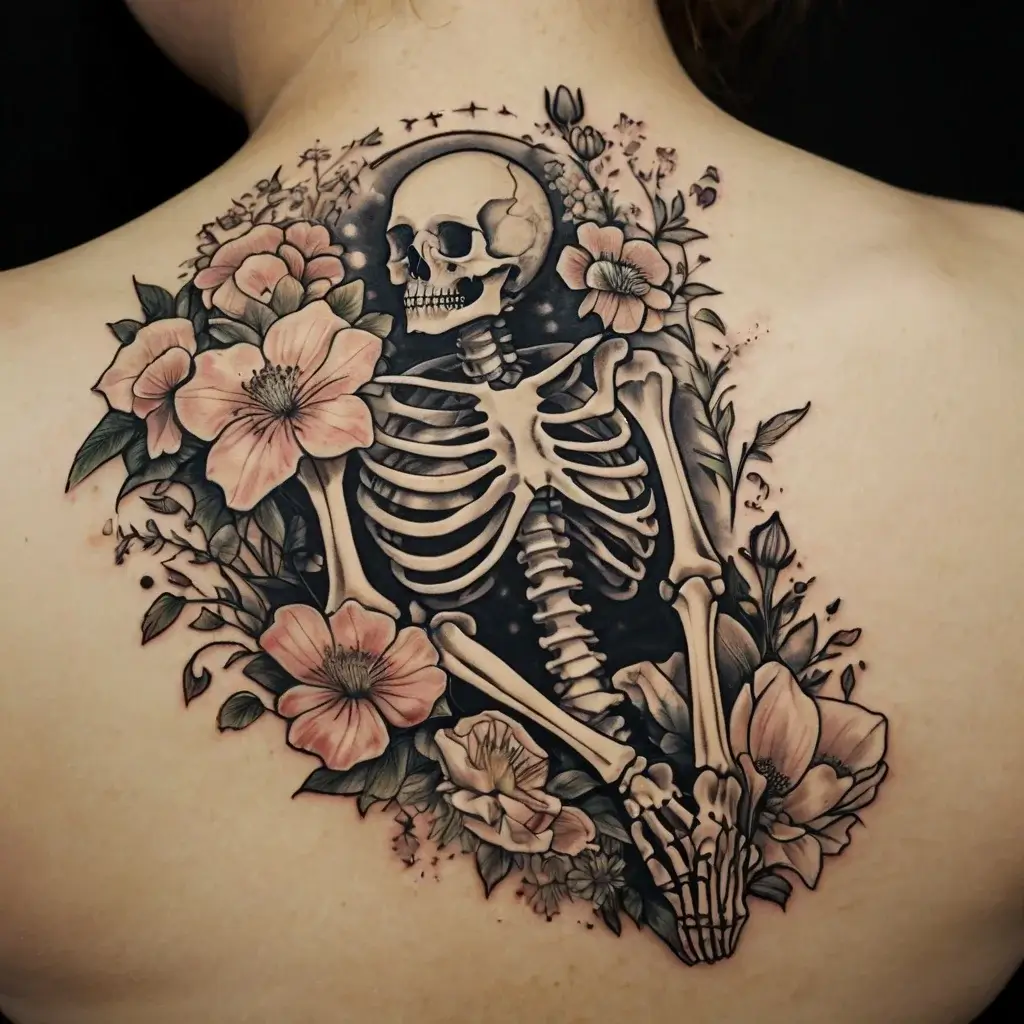 praying skeleton tattoo (28)