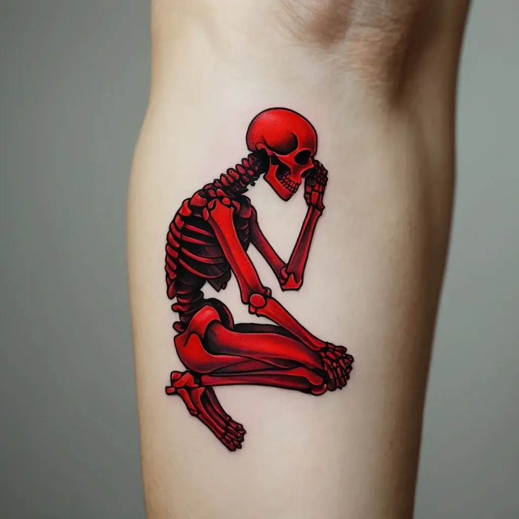 praying skeleton tattoo (29)