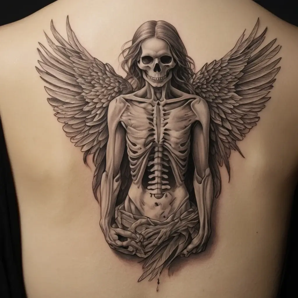 praying skeleton tattoo (35)