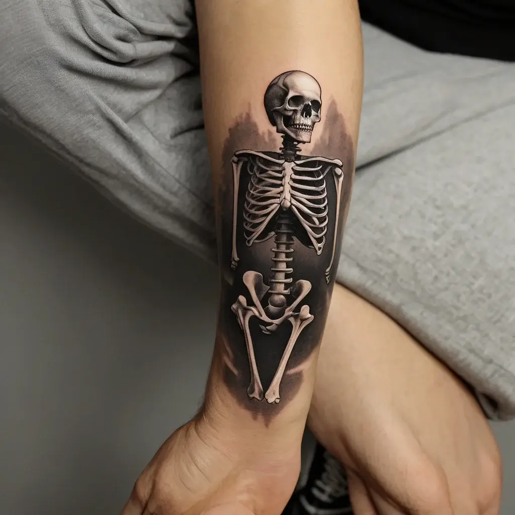 praying skeleton tattoo (43)