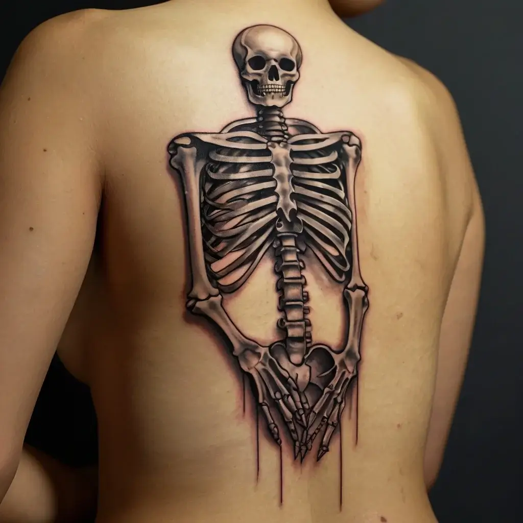 praying skeleton tattoo (47)