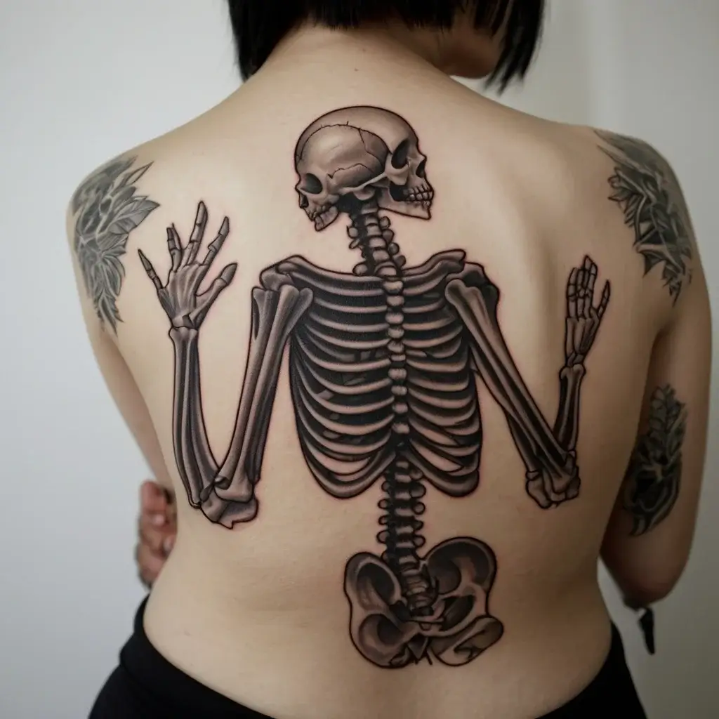 praying skeleton tattoo (49)