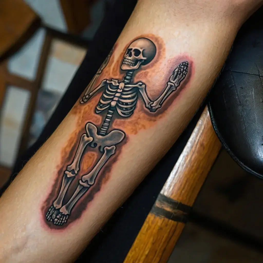 praying skeleton tattoo (54)